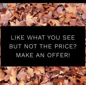 Fair offers are welcomed!